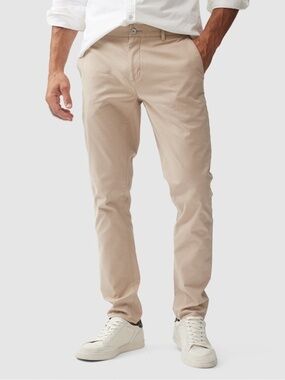 Rodd & Gunn Slim Fit Chino Pants Men’s Size 34 R Inseam 31” Beige Khaki